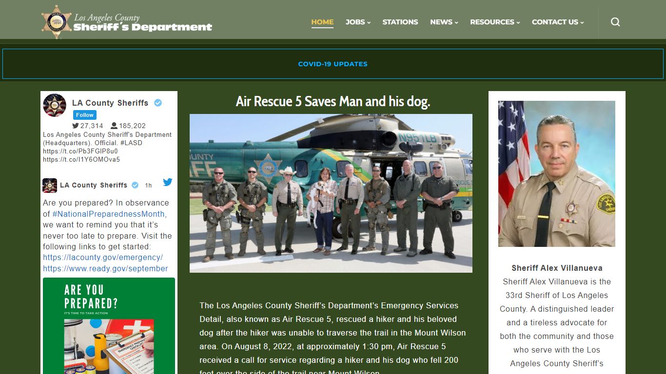 Los Angeles County Sheriff's Department | A Tradition of Service